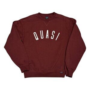 QUASI Luxury Designer Streetwear College Sweatshirt Sweater Mens Medium